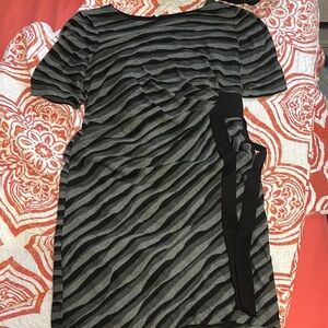 Connected Apparel Black and Gray dress